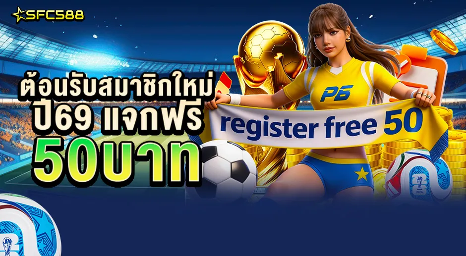 SFC 🎊ต้อนรับสมาชิก ใหม่ปี69 แจกฟรี 50บาท🎊